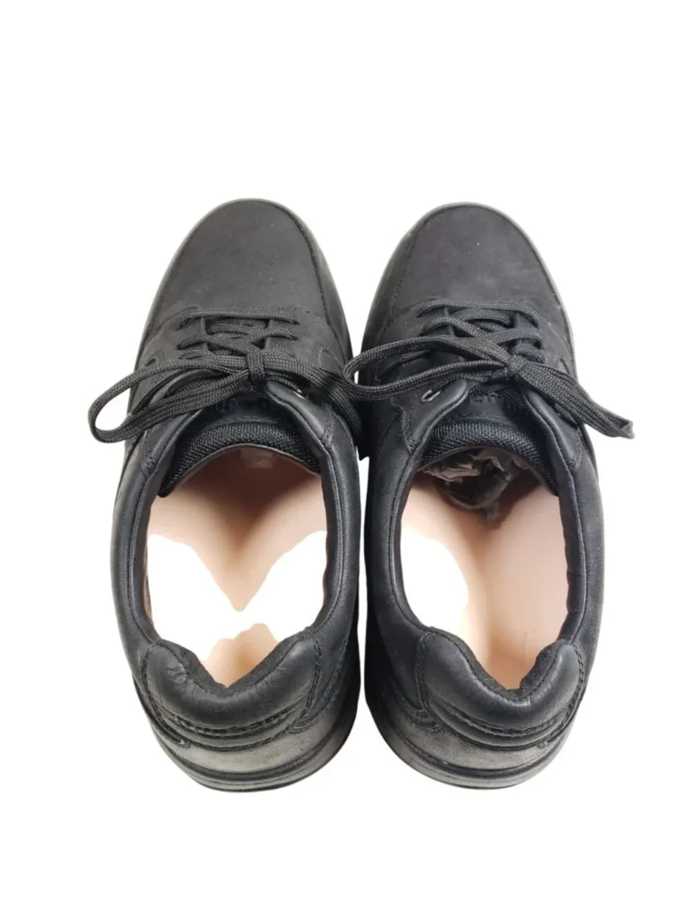 Dunham Mens Shoes 9.5 4E Blucher Black Leather Walking Wide Fit Shoes